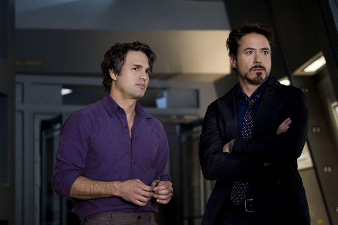 Los vengadores - De la película - Mark Ruffalo, Robert Downey Jr.