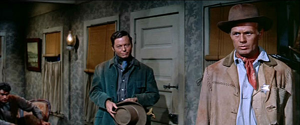 Warlock - Filmfotos - DeForest Kelley, Richard Widmark