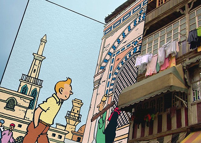 In the Footsteps of Tintin - Z filmu