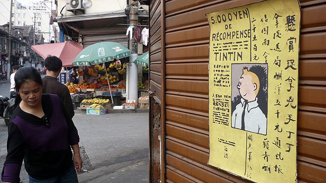 Po stopách Tintina - Z filmu