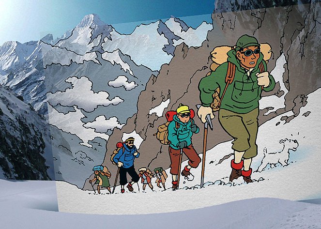 Po stopách Tintina - Z filmu