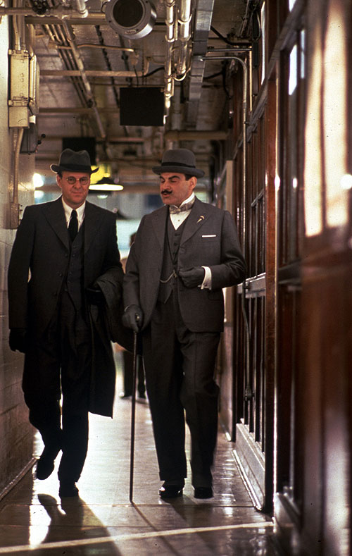 Agatha Christie: Poirot - Season 5 - The Underdog - Photos - Ian Gelder, David Suchet