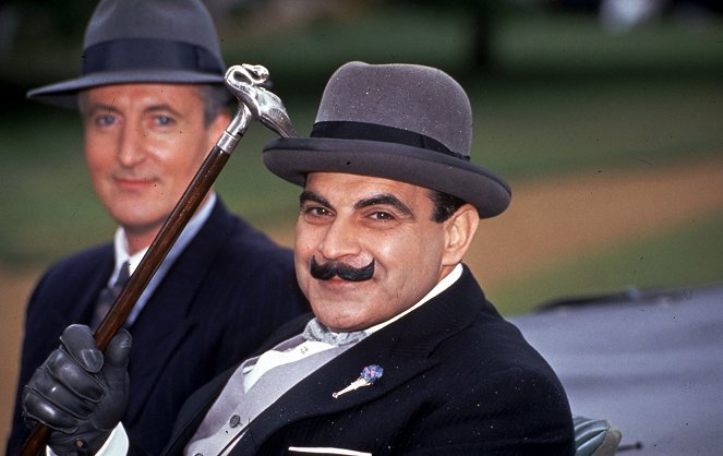 Agatha Christie: Poirot - Az eltűnt végrendelet - Promóció fotók - Hugh Fraser, David Suchet