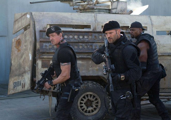 Los mercenarios 2 - De la película - Sylvester Stallone, Jason Statham, Terry Crews