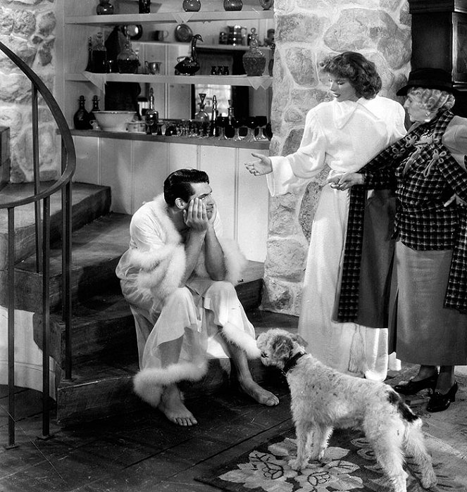 Bringing Up Baby - Z filmu - Cary Grant, Asta, Katharine Hepburn, May Robson