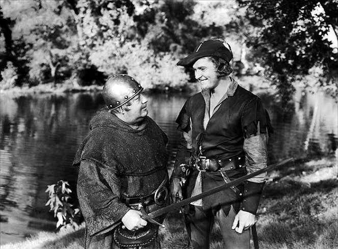 Robin Hood, König der Vagabunden - Filmfotos - Eugene Pallette, Errol Flynn