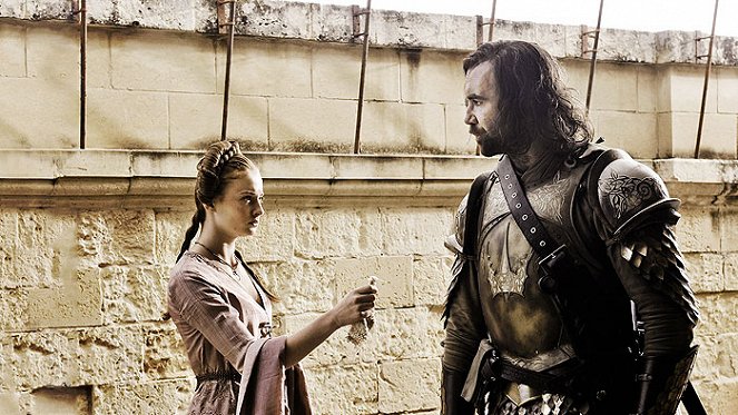 Game of Thrones - Fire and Blood - Van film - Sophie Turner, Rory McCann