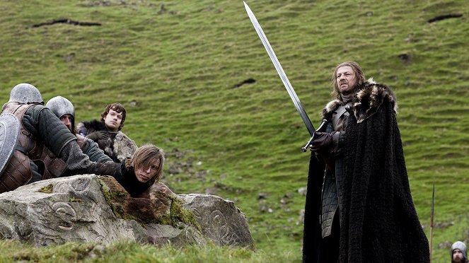 Game of Thrones - Winter Is Coming - Van film - Alfie Allen, Bronson Webb, Sean Bean