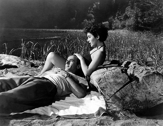 Un lugar en el sol - De la película - Montgomery Clift, Elizabeth Taylor