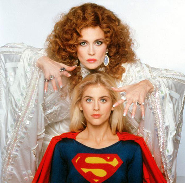 Supergirl - Promoción - Faye Dunaway, Helen Slater