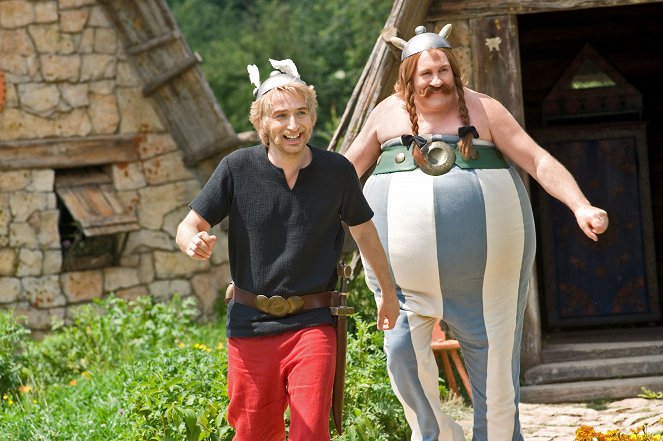 Asterix i Obelix: W służbie Jej Królewskiej Mości - Z filmu - Edouard Baer, Gérard Depardieu