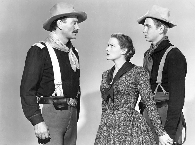 Rio Grande - Werbefoto - John Wayne, Maureen O'Hara, Claude Jarman Jr.