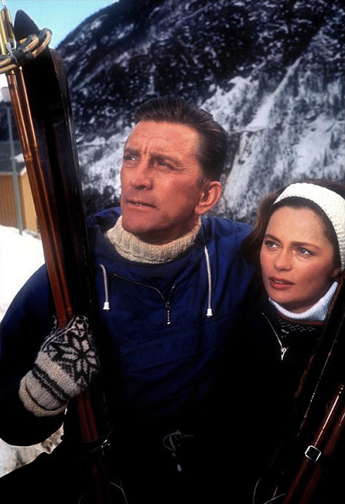 The Heroes of Telemark - Z filmu - Kirk Douglas, Ulla Jacobsson