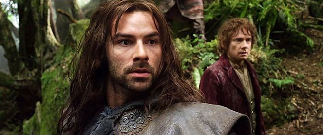 Hobbit: Niezwykła podróż - Z filmu - Aidan Turner, Martin Freeman