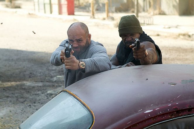 The Expendables 2 - Van film - Randy Couture, Terry Crews