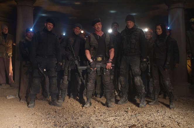 The Expendables 2: Back For War - Filmfotos - Jason Statham, Sylvester Stallone, Terry Crews, Dolph Lundgren, Nan Yu
