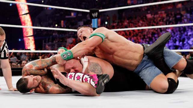 WWE SummerSlam - Photos - CM Punk, Paul Wight, John Cena