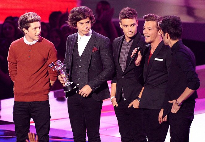 2012 MTV Video Music Awards - Filmfotos - Niall Horan, Harry Styles, Liam Payne, Louis Tomlinson