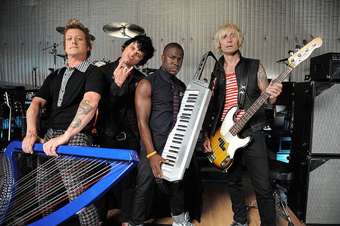 2012 MTV Video Music Awards - Photos - Tre Cool, Billie Joe Armstrong, Kevin Hart, Mike Dirnt