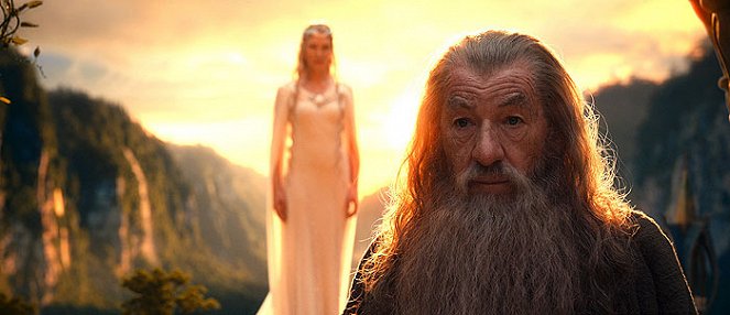 A hobbit - Váratlan utazás - Filmfotók - Cate Blanchett, Ian McKellen