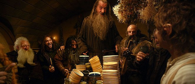 Hobbit: Niezwykła podróż - Z filmu - Ken Stott, Aidan Turner, William Kircher, Ian McKellen, Graham McTavish