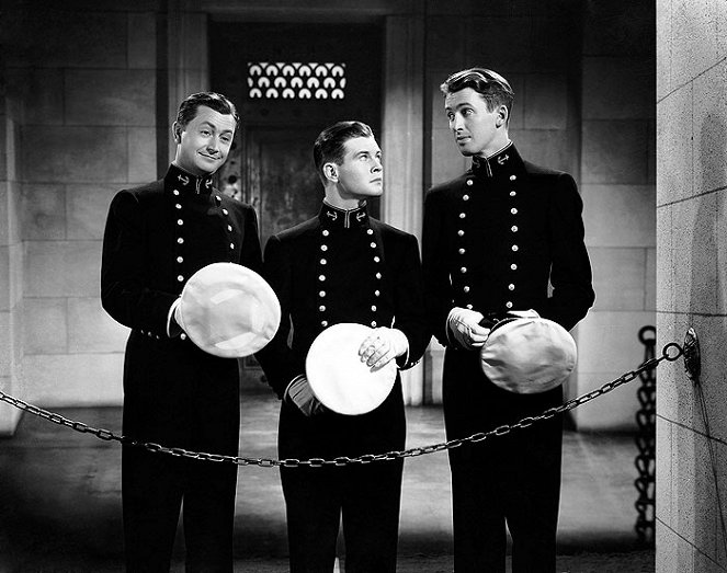 Navy Blue and Gold - Do filme - Robert Young, Tom Brown, James Stewart