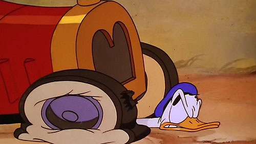 Donald's Tire Trouble - Do filme