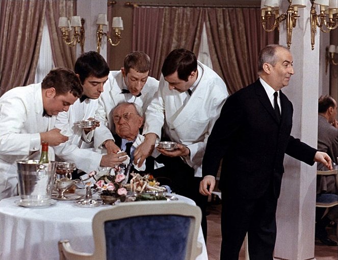 Le Grand Restaurant - Do filme - Maurice Risch, Michel Modo, Paul Faivre, Jean Droze, Guy Grosso, Louis de Funès