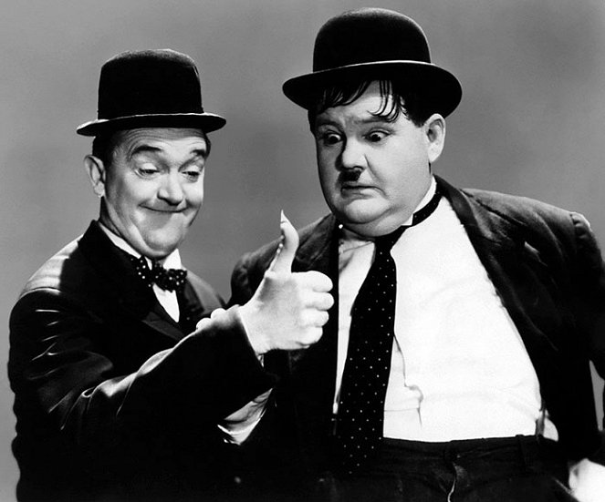Dick und Doof im Wilden Westen - Werbefoto - Stan Laurel, Oliver Hardy
