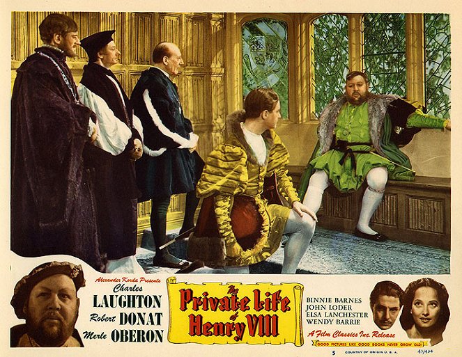 The Private Life of Henry VIII. - Cartões lobby