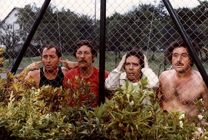 Claude Brasseur, Jean Rochefort, Guy Bedos, Victor Lanoux