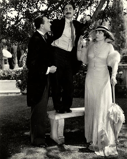 Kacsaleves - Filmfotók - Louis Calhern, Groucho Marx, Margaret Dumont