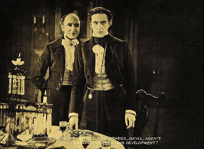 Podivuhodný prípad doktora Jekylla a pána Hydea - Z filmu - Brandon Hurst, John Barrymore