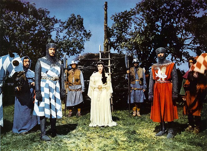 Ivanhoe - Filmfotók - George Sanders, Elizabeth Taylor, Robert Taylor