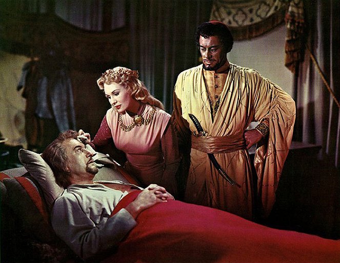 Král Richard a křižáci - Z filmu - George Sanders, Virginia Mayo, Rex Harrison