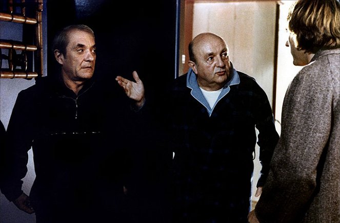 Den Mörder trifft man am Buffet - Filmfotos - Jean Carmet, Bernard Blier