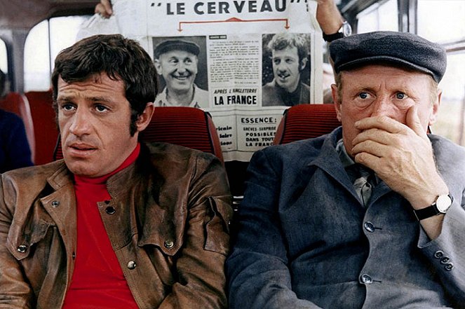 Pardon, ryöstämme samaa junaa - Kuvat elokuvasta - Jean-Paul Belmondo, Bourvil