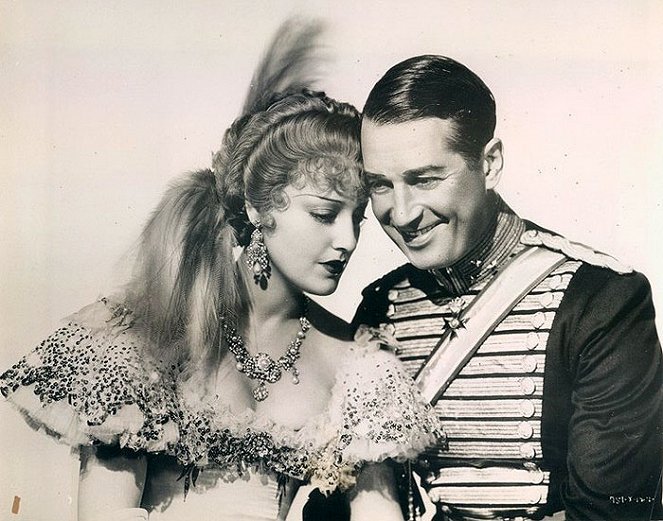 Die lustige Witwe - Werbefoto - Jeanette MacDonald, Maurice Chevalier
