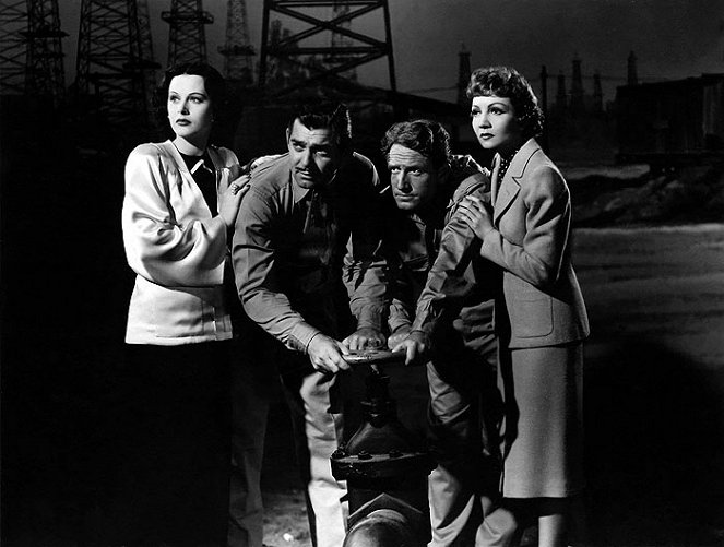 Der Draufgänger - Werbefoto - Hedy Kiesler, Clark Gable, Spencer Tracy, Claudette Colbert