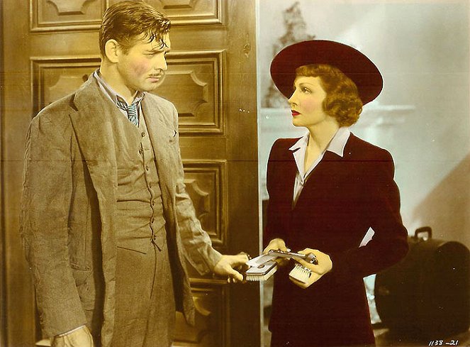 Tekuté zlato - Z filmu - Clark Gable, Claudette Colbert