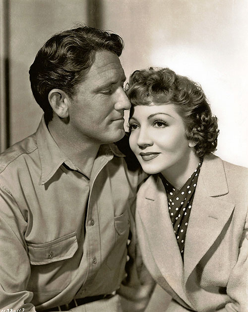 Der Draufgänger - Werbefoto - Spencer Tracy, Claudette Colbert