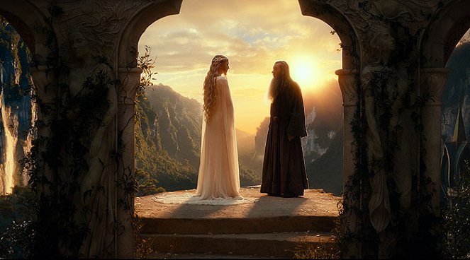 The Hobbit: An Unexpected Journey - Photos - Cate Blanchett, Ian McKellen