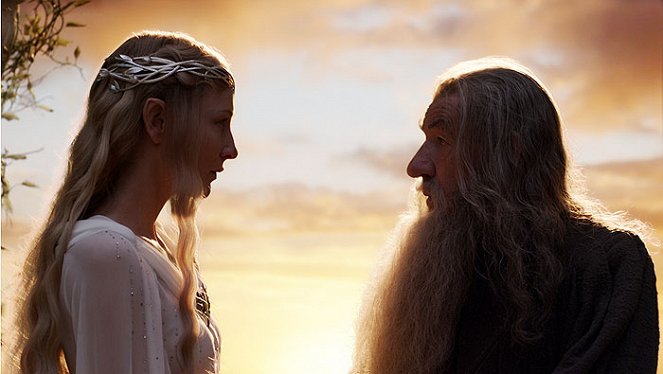 Der Hobbit: Eine unerwartete Reise - Filmfotos - Cate Blanchett, Ian McKellen