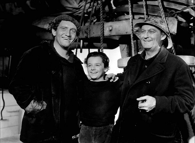 Bátor kapitányok - Filmfotók - Spencer Tracy, Freddie Bartholomew, Lionel Barrymore