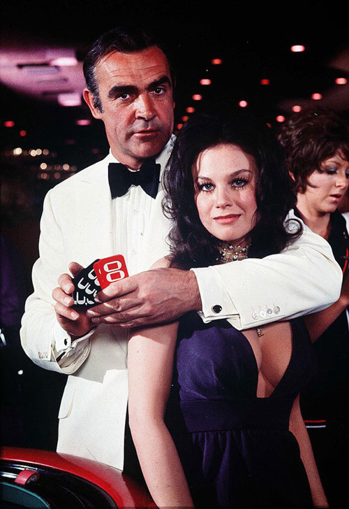 James Bond 007 - Diamantenfieber - Werbefoto - Sean Connery, Lana Wood