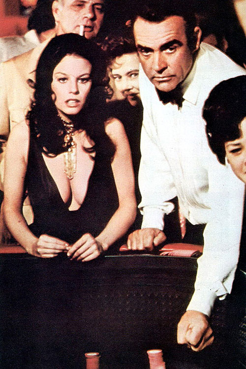 007 - Os Diamantes São Eternos - Do filme - Lana Wood, Sean Connery