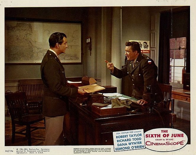 D-Day the Sixth of June - Van film - Robert Taylor, Edmond O'Brien