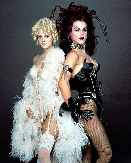 Batman Forever - Promoción - Drew Barrymore, Debi Mazar