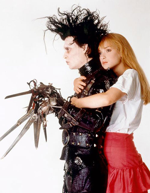 Edward mit den Scherenhänden - Werbefoto - Johnny Depp, Winona Ryder