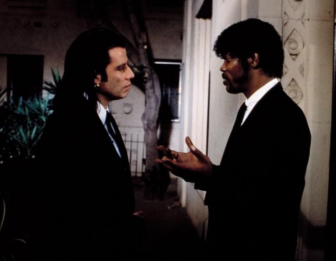 Pulp Fiction - Filmfotos - John Travolta, Samuel L. Jackson